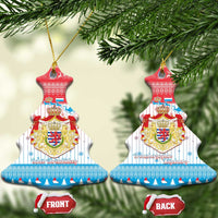 Luxembourg Christmas Ceramic Ornament Coat Of Arms Schei Chreschtdeeg - Wonder Print Shop