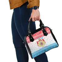 Luxembourg Christmas Shoulder Handbag Coat Of Arms Schei Chreschtdeeg