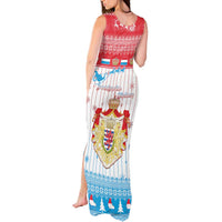 Luxembourg Christmas Tank Maxi Dress Coat Of Arms Schei Chreschtdeeg - Wonder Print Shop