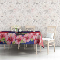 Personalised Haiti Independence Day Tablecloth Neg Marron Flag Map - Wonder Print Shop