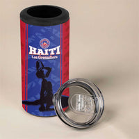 Custom Haiti Football 4 in 1 Can Cooler Tumbler Go Les Grenadiers - Wonder Print Shop