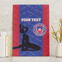 Custom Haiti Football Canvas Wall Art Go Les Grenadiers - Wonder Print Shop