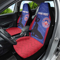 Custom Haiti Football Car Seat Cover Go Les Grenadiers - Wonder Print Shop