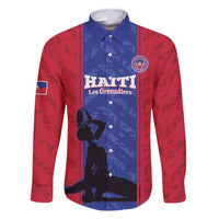 Custom Haiti Football Family Matching Tank Maxi Dress and Hawaiian Shirt Go Les Grenadiers - Wonder Print Shop