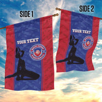 Custom Haiti Football Garden Flag Go Les Grenadiers - Wonder Print Shop