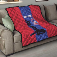 Custom Haiti Football Quilt Go Les Grenadiers - Wonder Print Shop