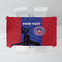 Custom Haiti Football Tablecloth Go Les Grenadiers - Wonder Print Shop