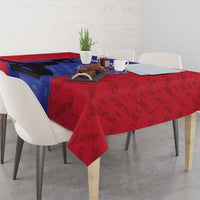 Custom Haiti Football Tablecloth Go Les Grenadiers - Wonder Print Shop
