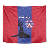 Custom Haiti Football Tapestry Go Les Grenadiers - Wonder Print Shop
