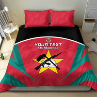 Custom Mozambique Football Bedding Set Go Os Mambas - Wonder Print Shop
