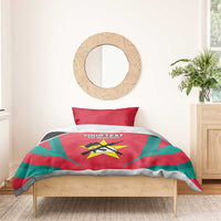 Custom Mozambique Football Bedding Set Go Os Mambas - Wonder Print Shop