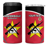Custom Mozambique Football 4 in 1 Can Cooler Tumbler Go Os Mambas - Wonder Print Shop