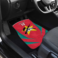 Custom Mozambique Football Car Mats Go Os Mambas - Wonder Print Shop