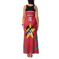 Custom Mozambique Football Family Matching Tank Maxi Dress and Hawaiian Shirt Go Os Mambas - Wonder Print Shop