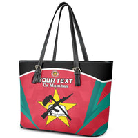 Custom Mozambique Football Leather Tote Bag Go Os Mambas - Wonder Print Shop