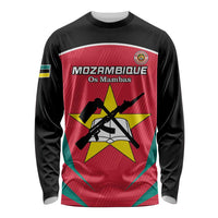 Custom Mozambique Football Long Sleeve Shirt Go Os Mambas - Wonder Print Shop