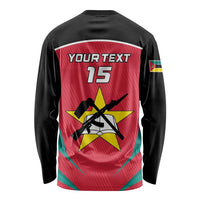 Custom Mozambique Football Long Sleeve Shirt Go Os Mambas - Wonder Print Shop