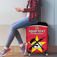 Custom Mozambique Football Luggage Cover Go Os Mambas - Wonder Print Shop