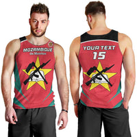 Custom Mozambique Football Men Tank Top Go Os Mambas - Wonder Print Shop