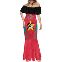 Custom Mozambique Football Mermaid Dress Go Os Mambas - Wonder Print Shop