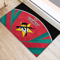 Custom Mozambique Football Rubber Doormat Go Os Mambas - Wonder Print Shop