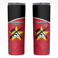 Custom Mozambique Football Skinny Tumbler Go Os Mambas - Wonder Print Shop