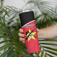 Custom Mozambique Football Skinny Tumbler Go Os Mambas - Wonder Print Shop