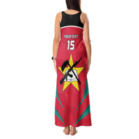 Custom Mozambique Football Tank Maxi Dress Go Os Mambas - Wonder Print Shop