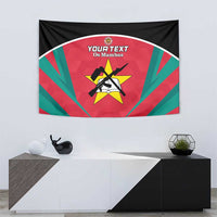 Custom Mozambique Football Tapestry Go Os Mambas - Wonder Print Shop