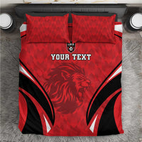 Custom Libya Football Bedding Set Go Fursan al-Mutawasit - Wonder Print Shop