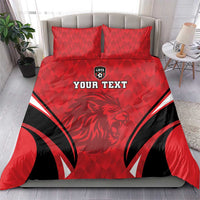 Custom Libya Football Bedding Set Go Fursan al-Mutawasit - Wonder Print Shop