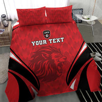 Custom Libya Football Bedding Set Go Fursan al-Mutawasit - Wonder Print Shop