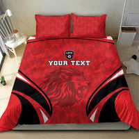Custom Libya Football Bedding Set Go Fursan al-Mutawasit - Wonder Print Shop