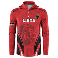 Custom Libya Football Button Sweatshirt Go Fursan al-Mutawasit - Wonder Print Shop