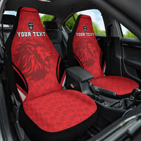 Custom Libya Football Car Seat Cover Go Fursan al-Mutawasit - Wonder Print Shop