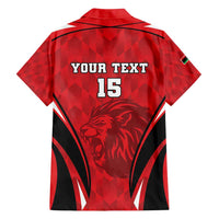 Custom Libya Football Family Matching Puletasi and Hawaiian Shirt Go Fursan al-Mutawasit - Wonder Print Shop