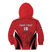 Custom Libya Football Kid Hoodie Go Fursan al-Mutawasit - Wonder Print Shop