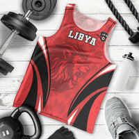 Custom Libya Football Men Tank Top Go Fursan al-Mutawasit - Wonder Print Shop