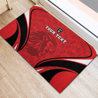 Custom Libya Football Rubber Doormat Go Fursan al-Mutawasit - Wonder Print Shop