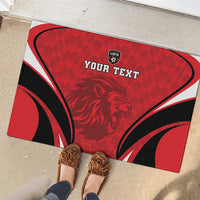 Custom Libya Football Rubber Doormat Go Fursan al-Mutawasit - Wonder Print Shop