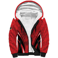 Custom Libya Football Sherpa Hoodie Go Fursan al-Mutawasit - Wonder Print Shop