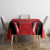 Custom Libya Football Tablecloth Go Fursan al-Mutawasit - Wonder Print Shop