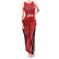 Custom Libya Football Tank Maxi Dress Go Fursan al-Mutawasit - Wonder Print Shop