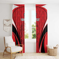 Custom Libya Football Window Curtain Go Fursan al-Mutawasit - Wonder Print Shop