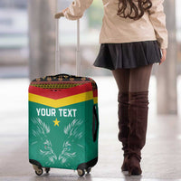 Custom Cameroon Football Luggage Cover Go Champions - Toghu Pattern