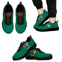 Custom Cameroon Football Sneakers Go Champions - Toghu Pattern