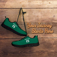 Custom Cameroon Football Sneakers Go Champions - Toghu Pattern