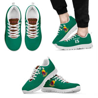 Custom Cameroon Football Sneakers Go Champions - Toghu Pattern