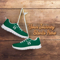 Custom Cameroon Football Sneakers Go Champions - Toghu Pattern