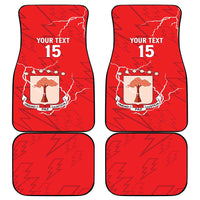 Custom Equatorial Guinea Football Car Mats Allez Nzalang Nacional - Red Version